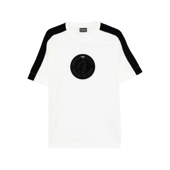 Emporio Armani White T-Shirts & Vests - T-Shirts Men